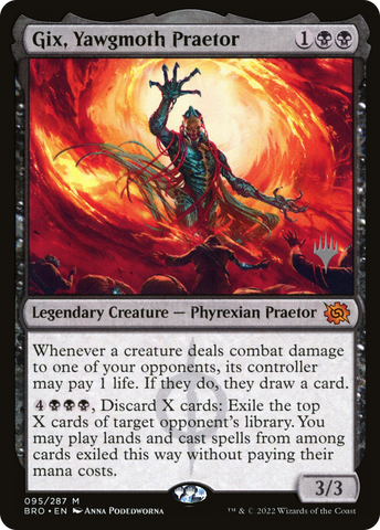 Gix, Yawgmoth Praetor (PPBRO-095) - The Brothers' War Promos