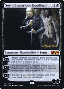 Sorin, Imperious Bloodlord (PRE-115) - Core Set 2020 Promos Foil