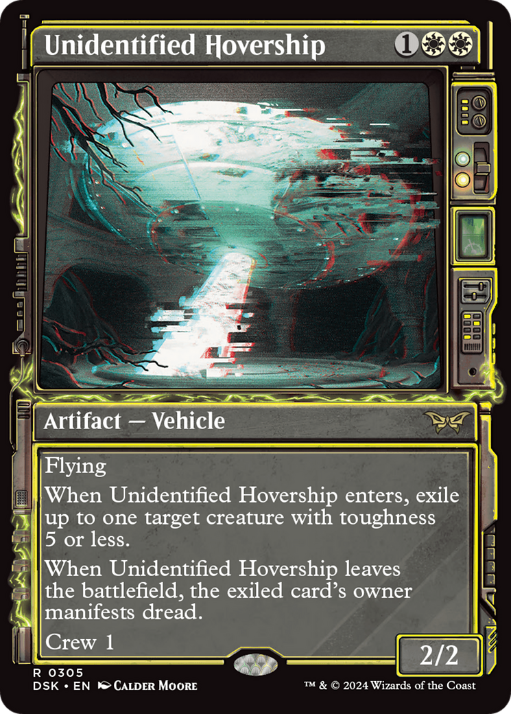 Unidentified Hovership (DSK-305) - Duskmourn: House of Horror: (Showcase)