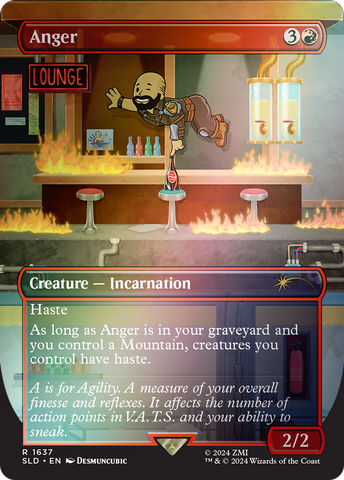 Anger (SLD-1637★) - Secret Lair Drop (Borderless) Foil