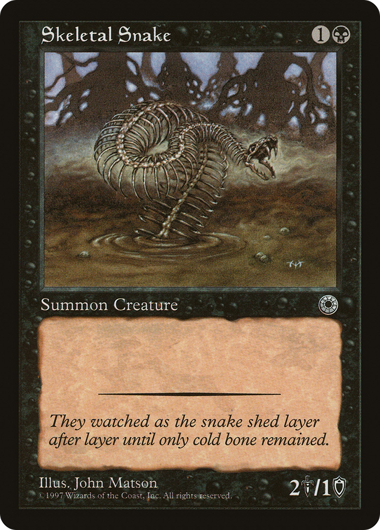 Skeletal Snake (POR-111) - Portal