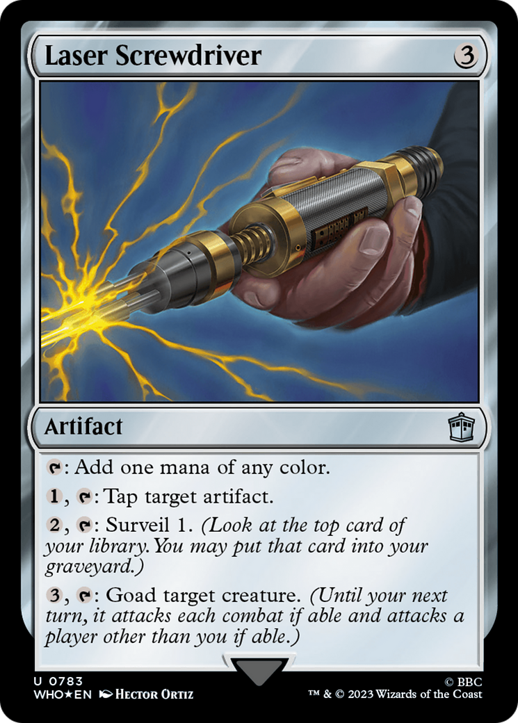 Laser Screwdriver (WHO-783) - Doctor Who Foil