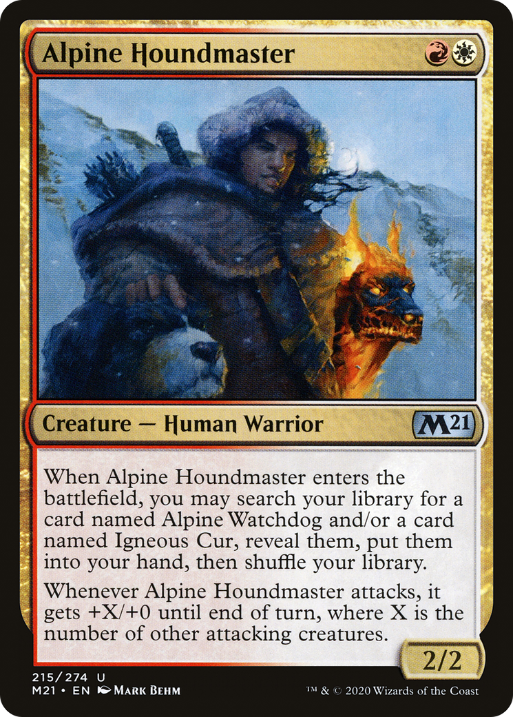 Alpine Houndmaster (M21-215) - Core Set 2021