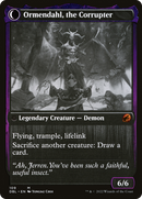Jerren, Corrupted Bishop // Ormendahl, the Corrupter (DBL-109) - Innistrad: Double Feature: (Double Faced Transform) Foil