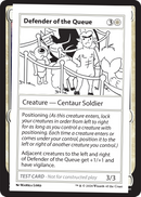 Defender of the Queue (MB2PC-) - Mystery Booster 2