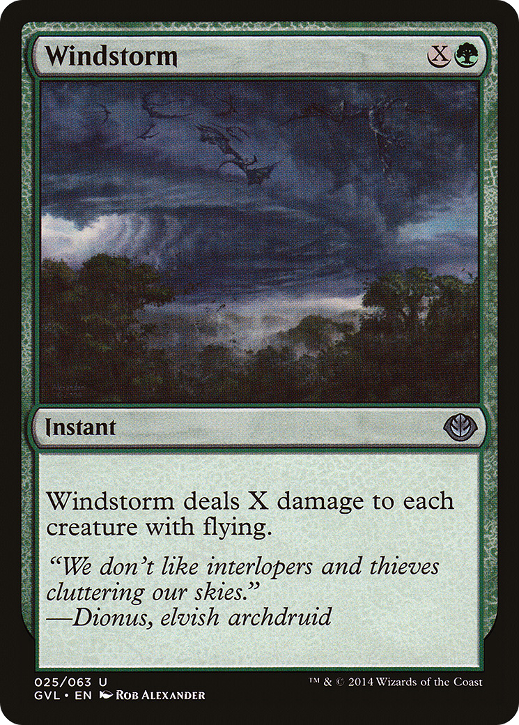 Windstorm (DD3-025) - Duel Decks Anthology: Garruk vs. Liliana