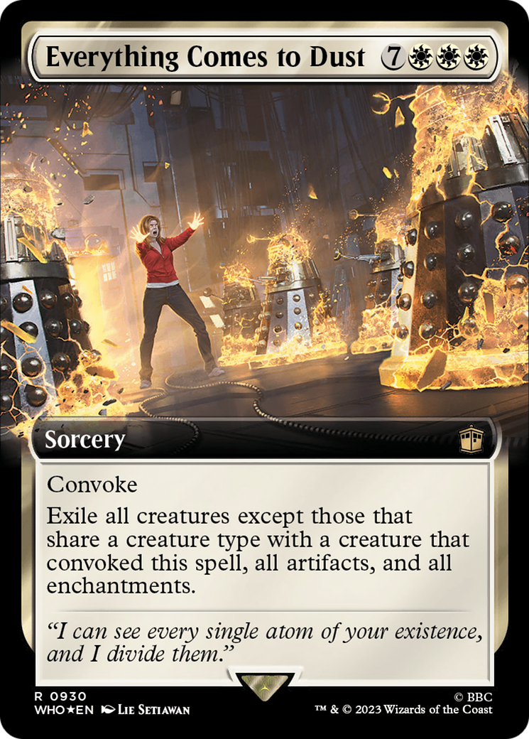 Everything Comes to Dust (WHO-930) - Doctor Who: (Extended Art) Foil