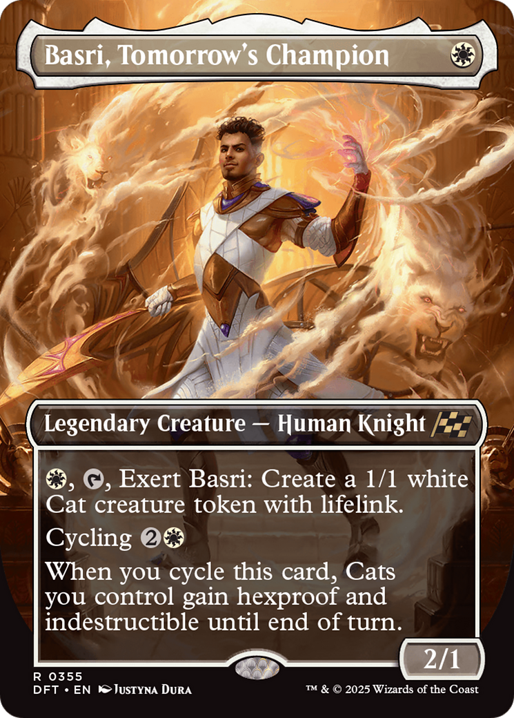 Basri, Tomorrow's Champion (Borderless) (DFT-355) - Aetherdrift (Borderless)