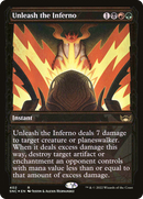 Unleash the Inferno (SNC-402) - Streets of New Capenna: (Showcase) Foil