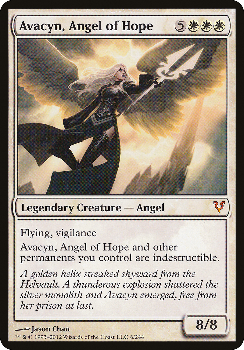 Avacyn, Angel of Hope (OVER-006) - Open the Helvault Foil