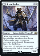 Brutal Cathar // Moonrage Brute (PRE-007) - Innistrad: Midnight Hunt Promos: (Double Faced Transform) Foil