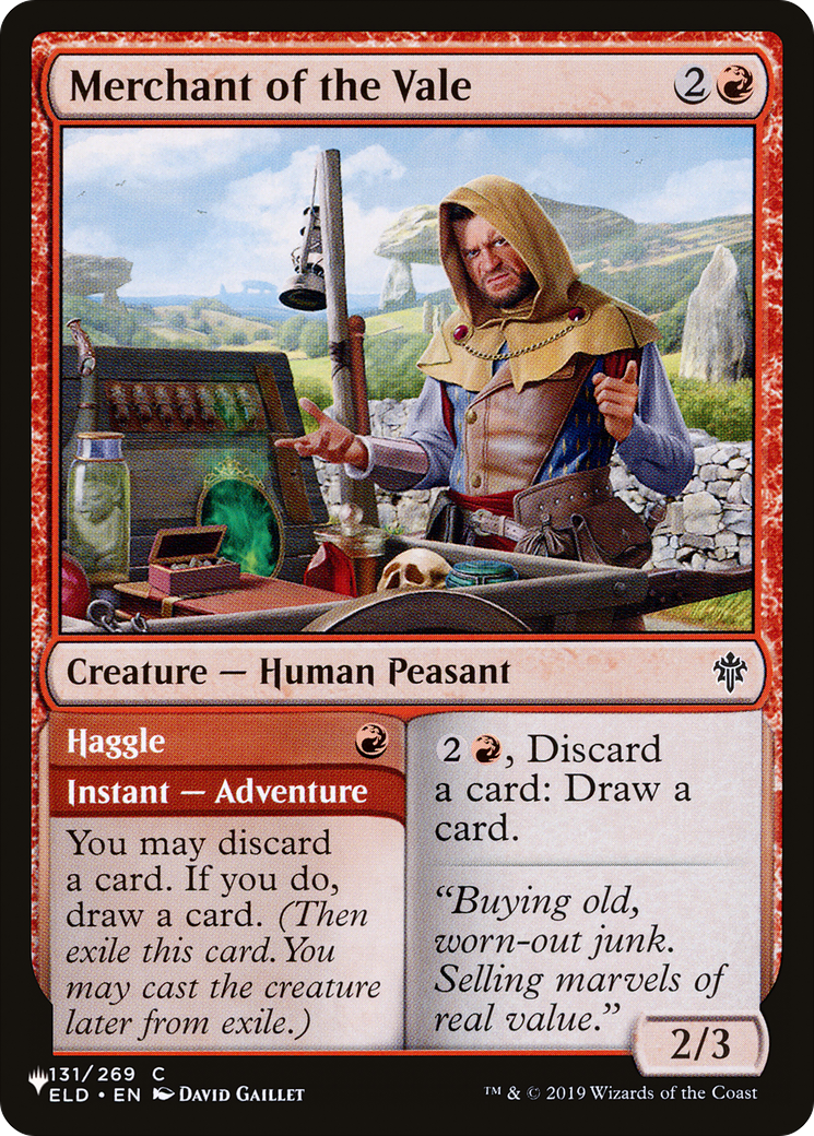 Merchant of the Vale // Haggle (LIST-ELD-131) - The List