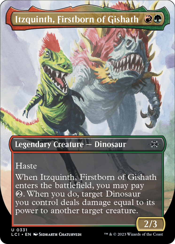 Itzquinth, Firstborn of Gishath (LCI-331) - The Lost Caverns of Ixalan (Borderless)