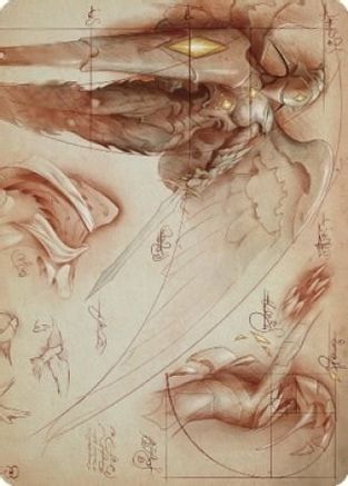 Platinum Angel Art Card (ASBRO-071) - Art Series: The Brothers' War