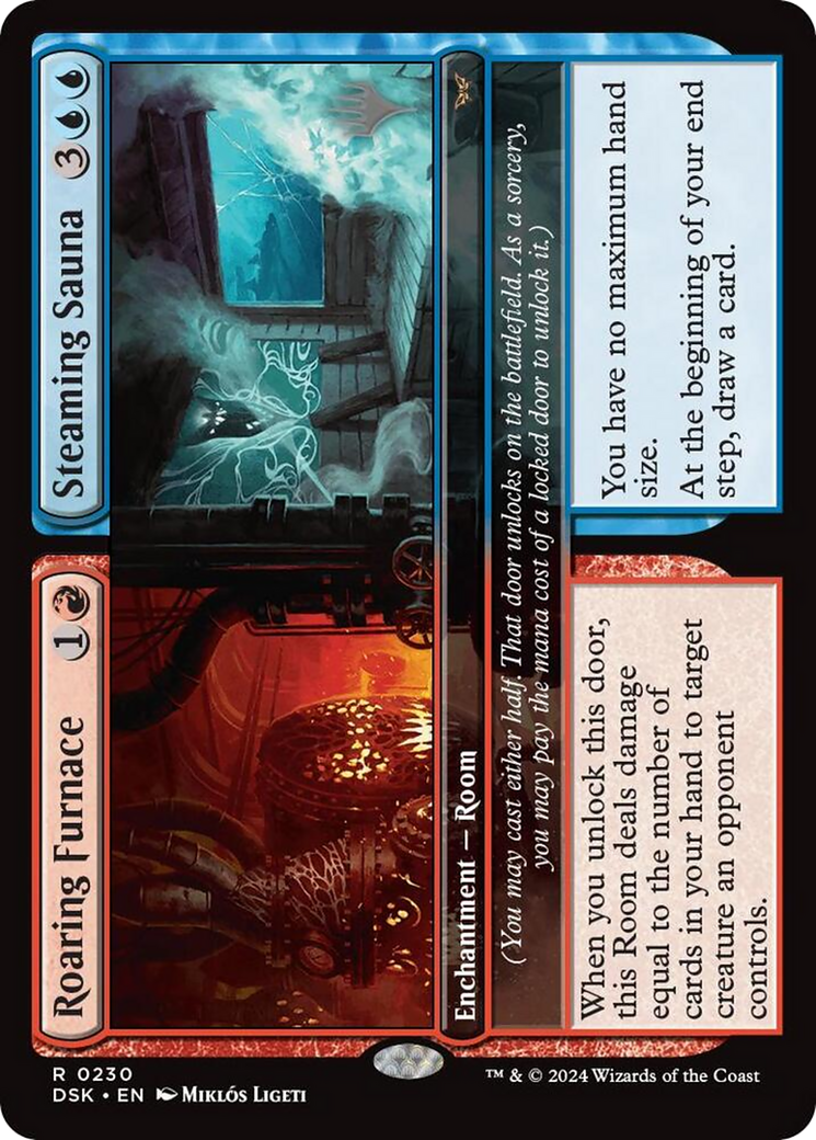 Roaring Furnace // Steaming Sauna (PPDSK-230) - Duskmourn: House of Horror Promos