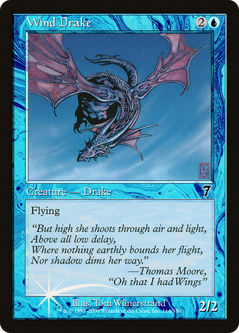 Wind Drake (7ED-114★) - Seventh Edition Foil