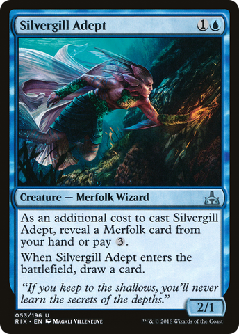 Silvergill Adept (RIX-053) - Rivals of Ixalan
