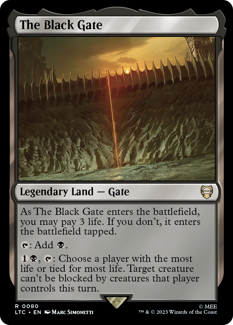 The Black Gate (LTC-080) - Tales of Middle-earth Commander