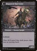 Desperate Farmer // Depraved Harvester (VOW-104) - Innistrad: Crimson Vow: (Double Faced Transform) Foil