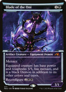 Blade of the Oni (NEO-377) - Kamigawa: Neon Dynasty: (Showcase)
