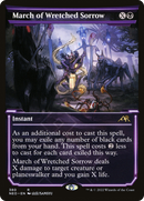 March of Wretched Sorrow (NEO-380) - Kamigawa: Neon Dynasty: (Showcase) Foil