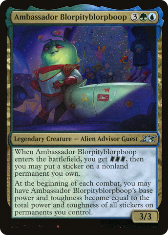 Ambassador Blorpityblorpboop (UNF-447) - Unfinity Foil