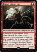 Fear of Missing Out (PPDSK-136) - Duskmourn: House of Horror Promos: (enchantment)