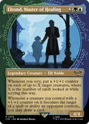 Elrond, Master of Healing (LTR-318) - The Lord of the Rings: Tales of Middle-earth: (Showcase) (Borderless) Foil
