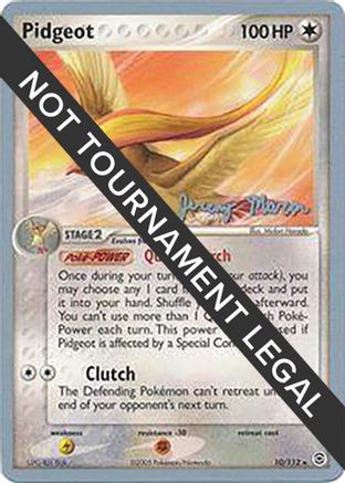 Pidgeot (10/112) (Queendom - Jeremy Maron) [World Championships 2005]