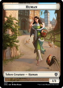 Human // Spirit Double-sided Token (ONC-5 // 9) - Commander: Phyrexia: All Will Be One