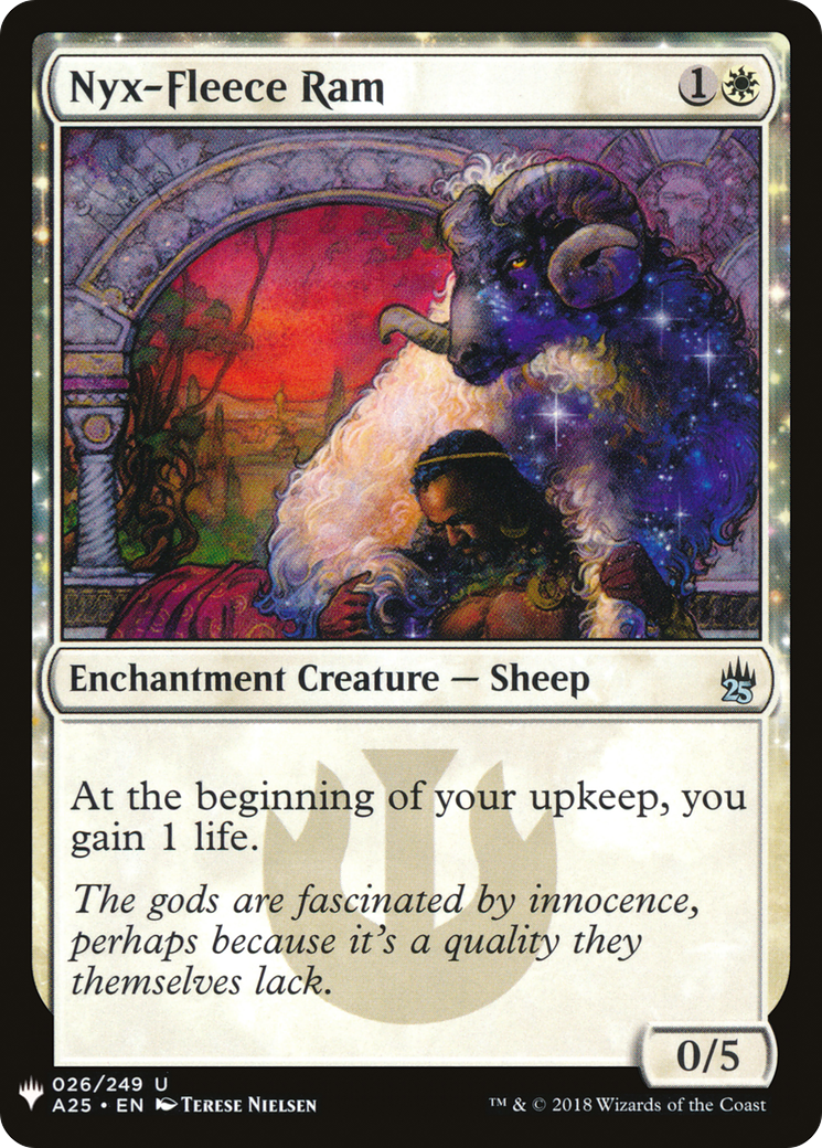 Nyx-Fleece Ram (LIST-A25-26) - The List: (enchantment)