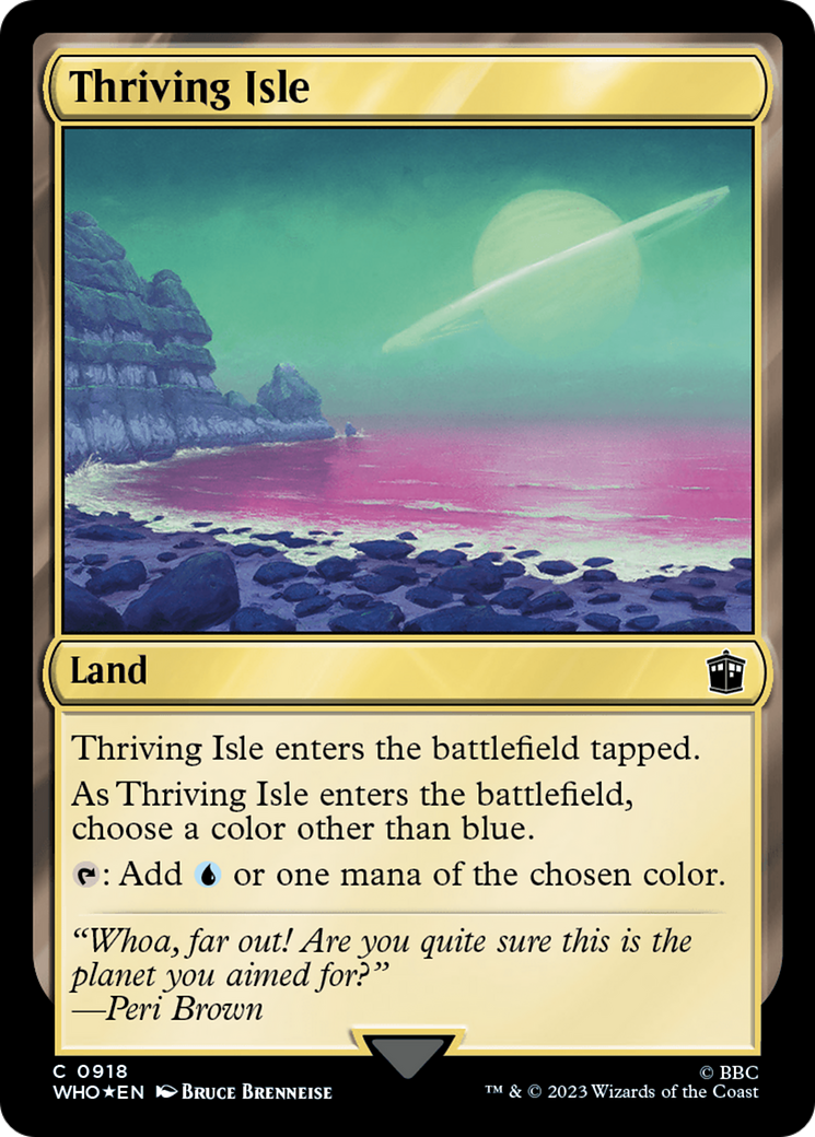 Thriving Isle (WHO-918) - Doctor Who Foil