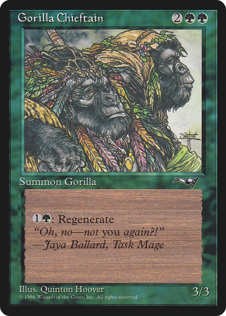 Gorilla Chieftain (ALL-078) - Alliances