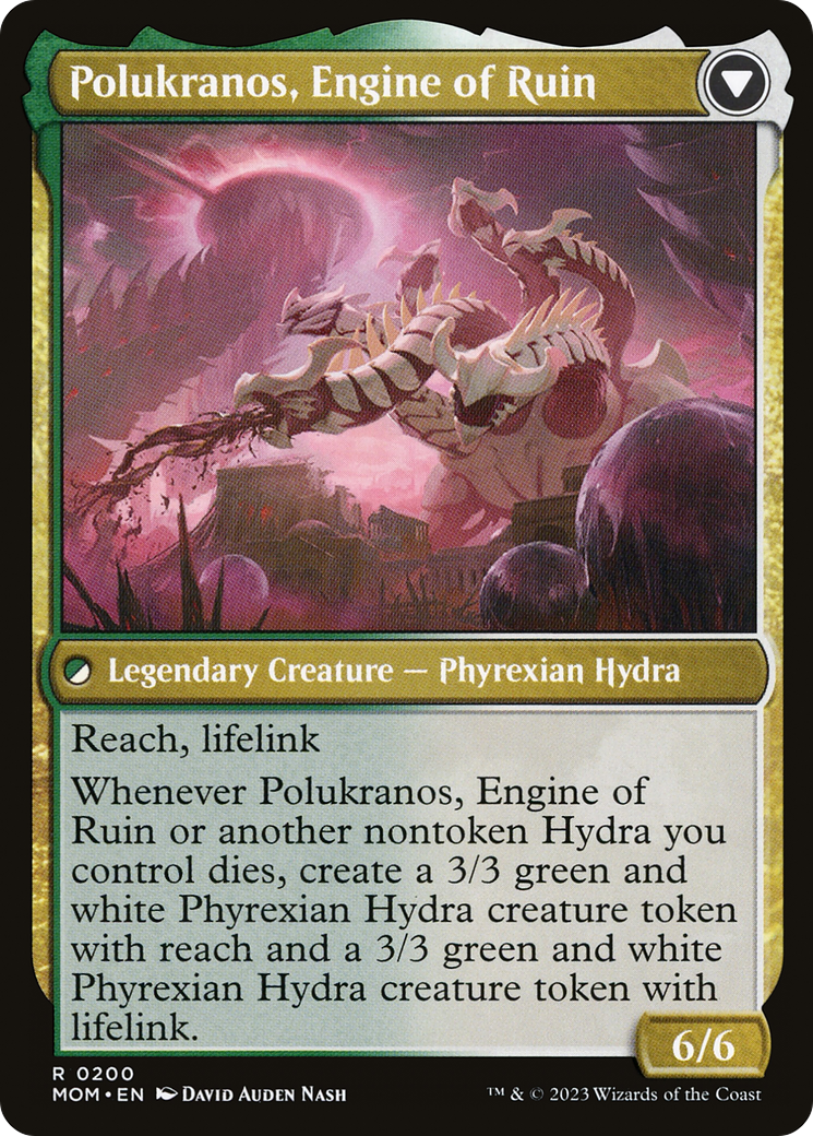 Polukranos Reborn // Polukranos, Engine of Ruin (MOM-200) - March of the Machine