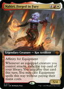 Nahiri, Forged in Fury (MAT-171) - March of the Machine: The Aftermath: (Extended Art) Foil
