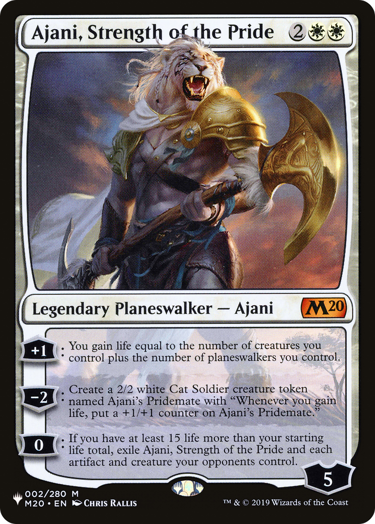 Ajani, Strength of the Pride (LIST-M20-2) - The List