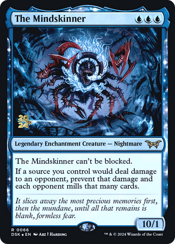 The Mindskinner (PRE-066) - Duskmourn: House of Horror Promos: (enchantment) Foil