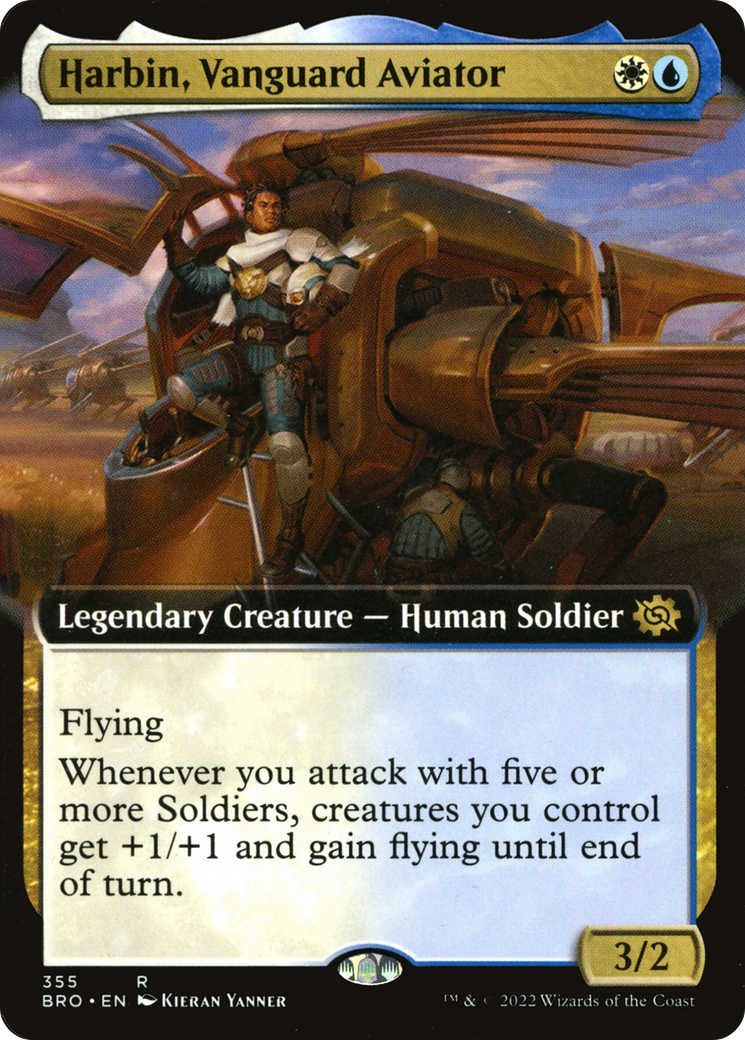 Harbin, Vanguard Aviator (BRO-355) - The Brothers' War: (Extended Art) Foil