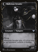 Innocent Traveler // Malicious Invader (VOW-294) - Innistrad: Crimson Vow: (Showcase, Double Faced Transform)