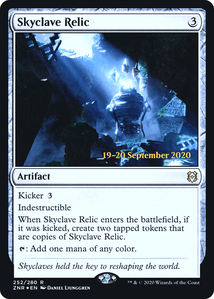 Skyclave Relic (PRE-252S) - Zendikar Rising Promos Foil