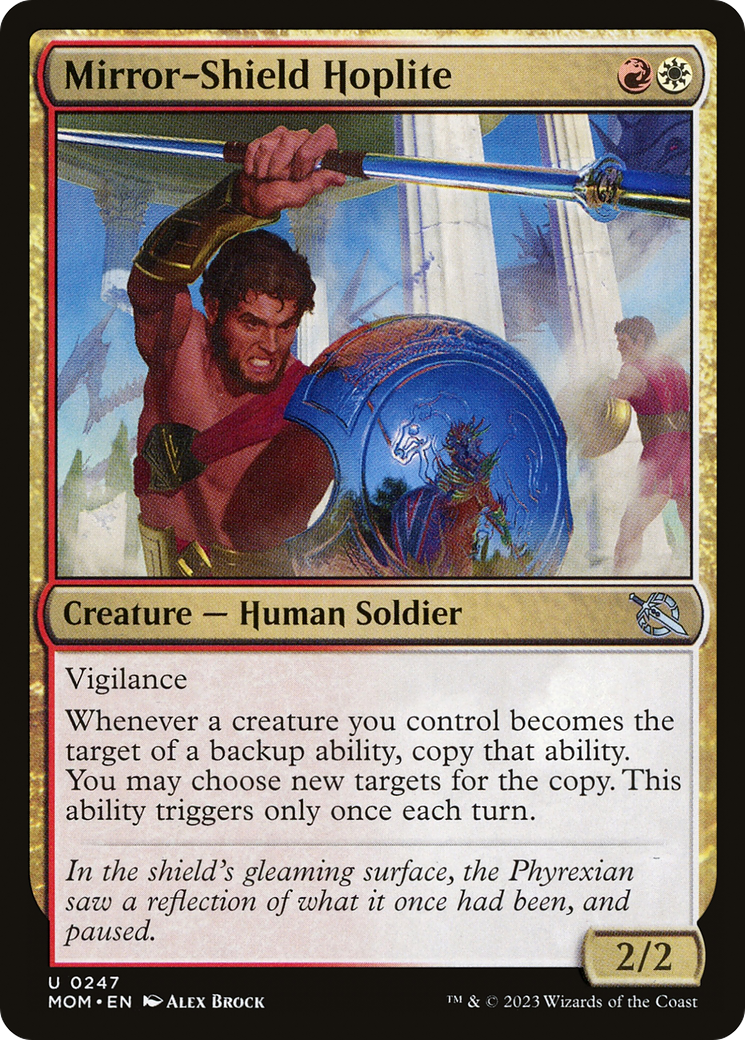 Mirror-Shield Hoplite (MOM-247) - March of the Machine Foil