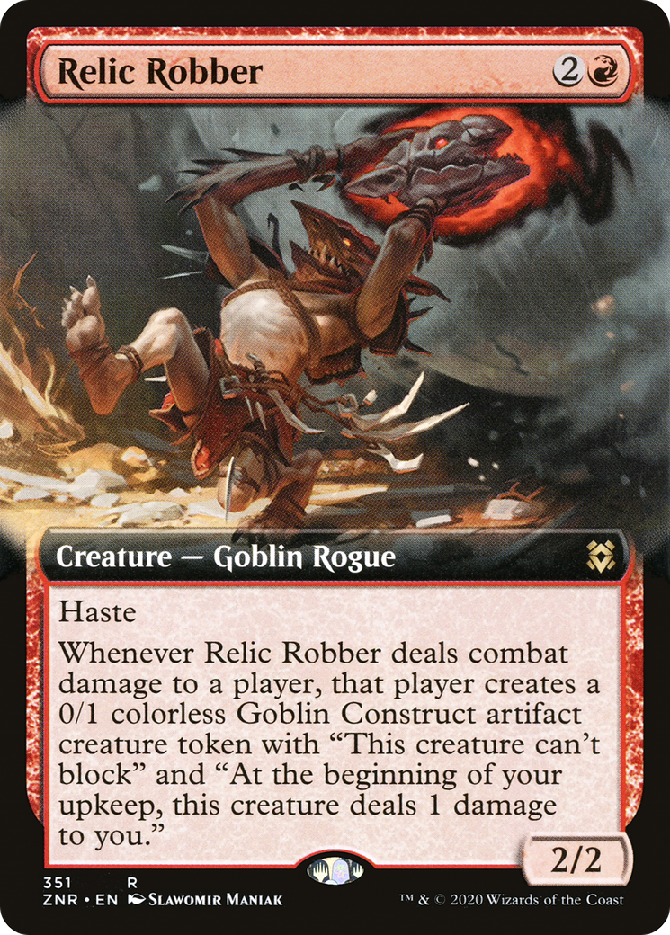 Relic Robber (ZNR-351) - Zendikar Rising: (Extended Art) Foil