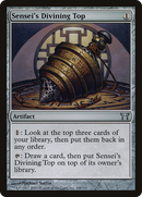 Sensei's Divining Top (CHK-268) - Champions of Kamigawa Foil