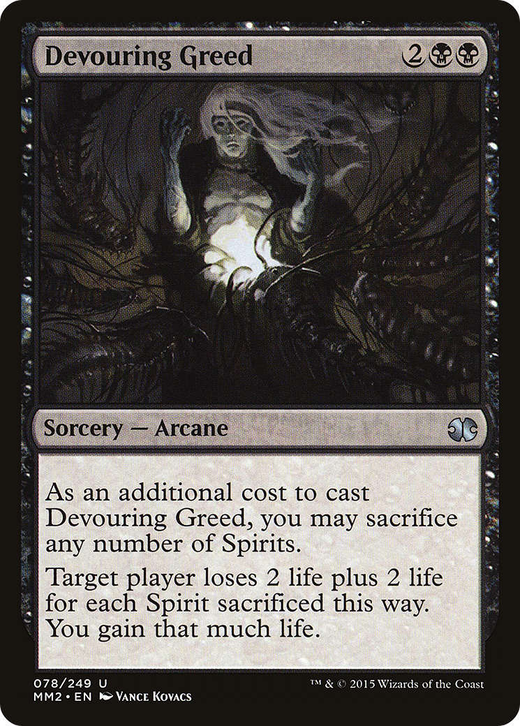 Devouring Greed (MM2-078) - Modern Masters 2015 Foil