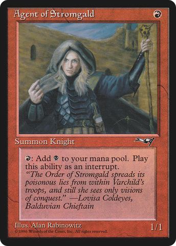 Agent of Stromgald (ALL-095) - Alliances