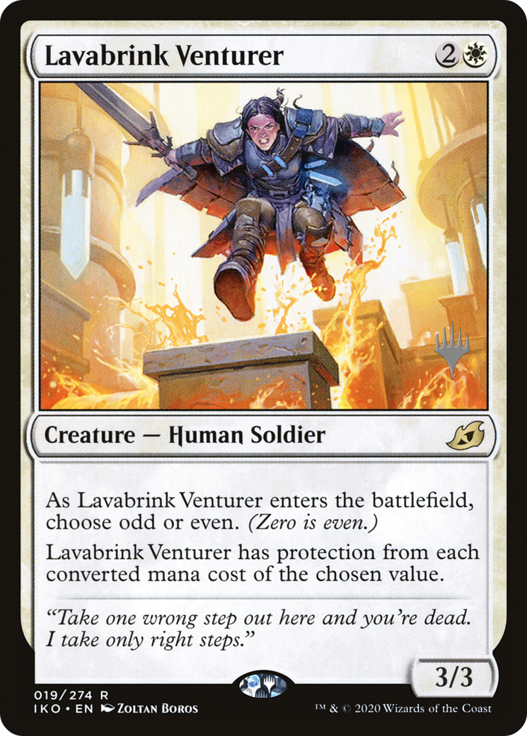 Lavabrink Venturer (PPIKO-19P) - Ikoria: Lair of Behemoths Promos Foil