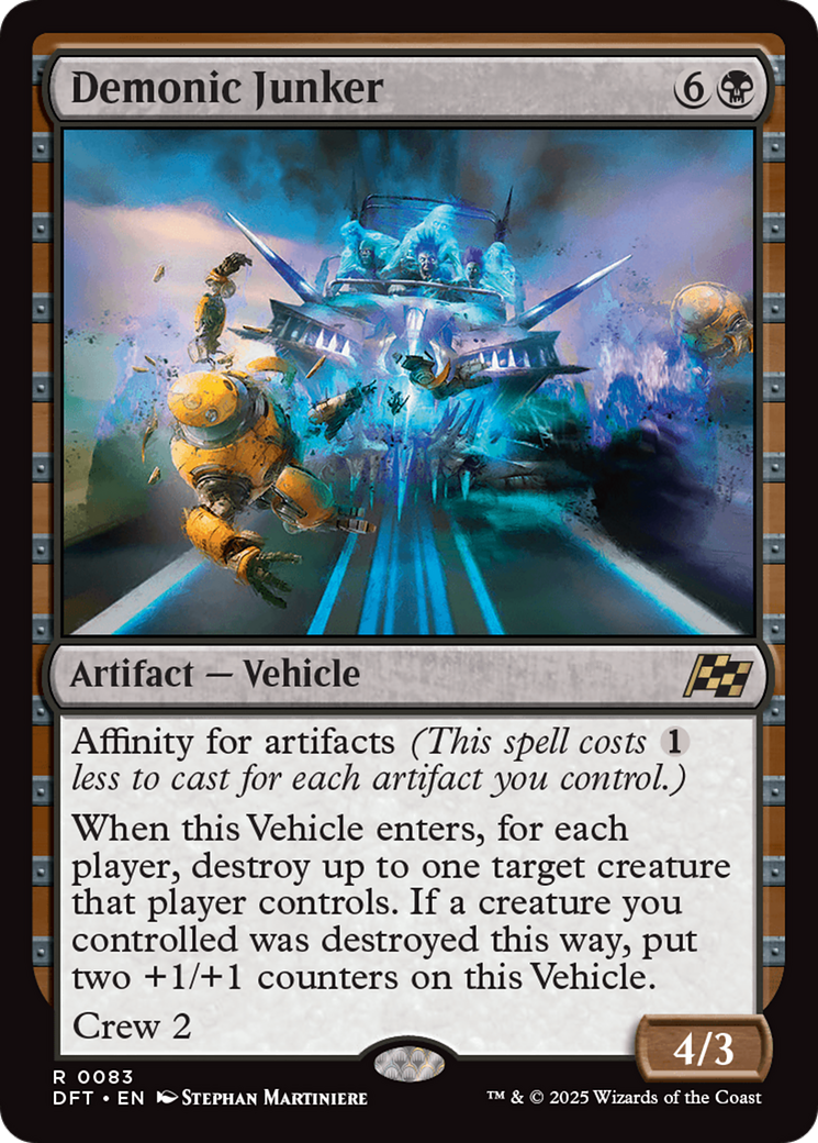 Demonic Junker (DFT-083) - Aetherdrift Foil