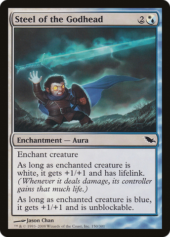 Steel of the Godhead (SHM-150) - Shadowmoor Foil