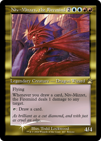 Niv-Mizzet, the Firemind (LARP-467) - Ravnica Remastered Foil