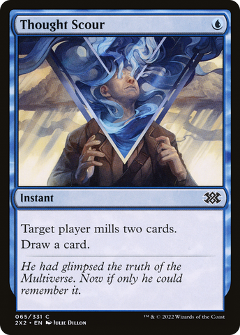 Thought Scour (2X2-065) - Double Masters 2022 Foil